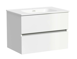 Тумба под раковину Sancos Urban 70 подвесная, 2 ящика, белый глянец, UR70W - фото, отзывы, цена