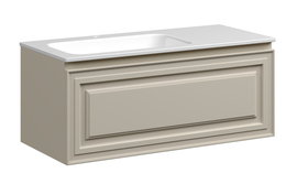 Тумба под раковину Sancos Very 100 подвесная, 1 ящик, левая, Beige Soft, VR100LCE - фото, отзывы, цена