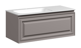 Тумба под раковину Sancos Very 100 подвесная, 1 ящик, левая, Doha Soft, VR100LSM - фото, отзывы, цена