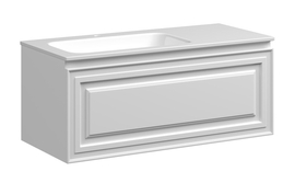 Тумба под раковину Sancos Very 100 подвесная, 1 ящик, левая, Bianco, VR100LW - фото, отзывы, цена