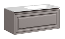 Тумба под раковину Sancos Very 100 подвесная, 1 ящик, правая, Doha Soft, VR100RSM - фото, отзывы, цена
