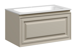 Тумба под раковину Sancos Very 80 подвесная, 1 ящик, Beige Soft, VR80CE - фото, отзывы, цена