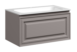 Тумба под раковину Sancos Very 80 подвесная, 1 ящик, Doha Soft, VR80SM - фото, отзывы, цена
