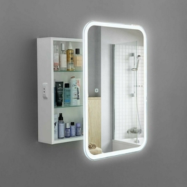 Зеркальный шкаф Alavann Cosmetic Light 60 с подсветкой и приближением - фото, отзывы, цена