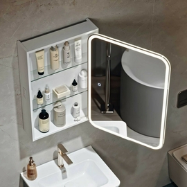 Зеркальный шкаф Alavann Cosmetic Light 50 с подсветкой и приближением - фото, отзывы, цена