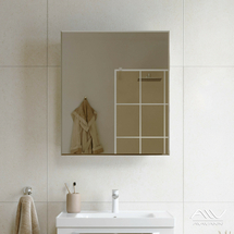 Зеркальный шкаф Alavann Paris 70 белый - фото, отзывы, цена