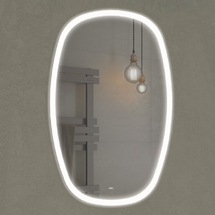 Зеркало Comforty Космея-50 светодиодная лента, бесконтактный сенсор 500х800 - фото, отзывы, цена