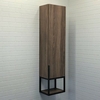 Шкаф-колонна Comforty Равенна Лофт-35 дуб темно-коричневый - фото, отзывы, цена