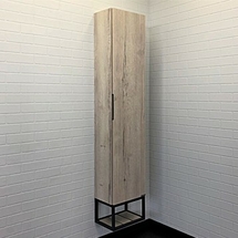 Шкаф-колонна Comforty Порто-35 дуб дымчатый - фото, отзывы, цена