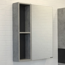 Зеркальный шкаф Comforty Франкфурт-60 бетон светлый - фото, отзывы, цена