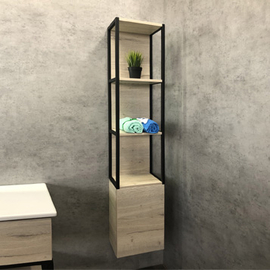 Пенал Comforty Мальме-35 дуб дымчатый - фото, отзывы, цена