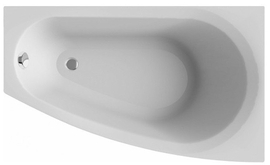 Ванна акриловая Alba Spa Baline 150х90, асимметричная правая, ВАС012000П100 - фото, отзывы, цена