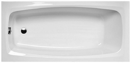 Ванна акриловая Alba Spa Valencia 140х70, прямоугольная, ВПР0040000100 - фото, отзывы, цена