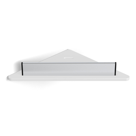 Полка угловая с ограничителем-скребок белая, Langberger 73451-WH - фото, отзывы, цена