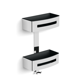 Полка для душа 2 яруса прямая с пластиком, Langberger 75762 - фото, отзывы, цена