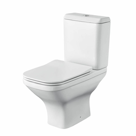 Унитаз-компакт Santek Лайн с горизонтальным выпуском, rimless - фото, отзывы, цена