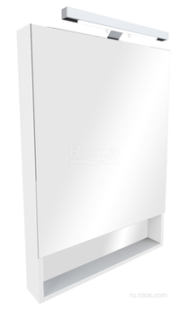 Зеркальный шкаф Roca The Gap 800мм, белый, пленка, ZRU9302750 - фото, отзывы, цена