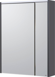 Зеркальный шкаф Ronda 600, белый глянец/антрацит, ZRU9302968 - фото, отзывы, цена