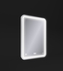 Зеркало Cersanit Design Pro LED 050 55х80, с подсветкой, антизапотевание, смена цвета холод/тепло, часы, LU-LED050*55-p-Os - фото, отзывы, цена