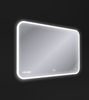 Зеркало Cersanit Design Pro LED 070 100х70, с подсветкой, сенсор, антизапотевание, функция звонка, Bluetooth, LU-LED070*100-p-Os - фото, отзывы, цена
