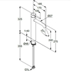 Смеситель для раковины Kludi Bozz 382860576 высокий, хром - фото, отзывы, цена