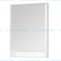 Зеркало-шкаф Акватон Капри 60, белый глянец - фото, отзывы, цена