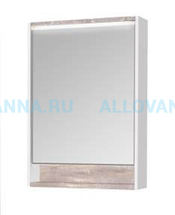 Зеркало-шкаф Акватон Капри 60, бетон пайн - фото, отзывы, цена
