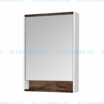 Зеркало-шкаф Акватон Капри 60, таксония темная - фото, отзывы, цена