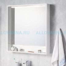 Зеркало Акватон Капри 80, белый глянец - фото, отзывы, цена