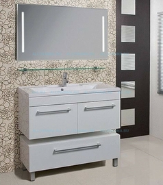 Зеркало-шкаф Акватон Мадрид 120 - фото, отзывы, цена