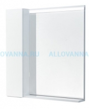 Зеркало-шкаф Акватон Стоун 80, белый - фото, отзывы, цена