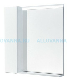 Зеркало-шкаф Акватон Стоун 80, белый - фото, отзывы, цена