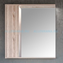 Зеркало-шкаф Акватон Стоун 80, сосна арлингтон - фото, отзывы, цена