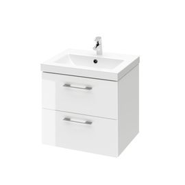 Тумба Cersanit Lara 50 с раковиной Moduo 50, 2 ящика - фото, отзывы, цена