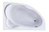 Акриловая ванна Roca Luna 170x115 асимметричная левая белая ZRU9302911 - фото, отзывы, цена