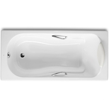 Чугунная ванна Roca HAITI 150x80 с отверстиями для ручек, 233250001 - фото, отзывы, цена