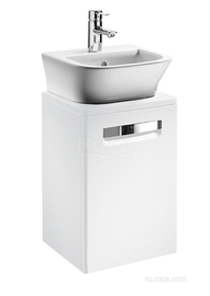 Тумба с раковиной Roca The Gap 450мм, белый, пленка, ZRU9302735 - фото, отзывы, цена