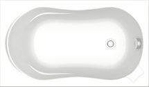 Ванна акриловая BAS Кэмерон 120х70 с антискользящим покрытием, В 00018 - фото, отзывы, цена