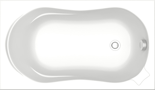 Ванна акриловая BAS Кэмерон 120х70 с антискользящим покрытием, В 00018 - фото, отзывы, цена