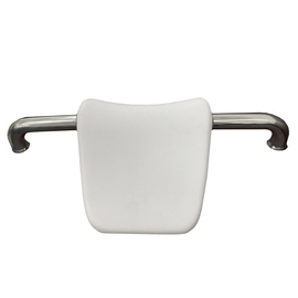 Подголовник белый на металлических креплениях для ванн - фото, отзывы, цена