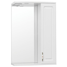 Зеркальный шкаф Style Line Олеандр-2 55/С, белый - фото, отзывы, цена