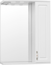 Зеркальный шкаф Style Line Олеандр-2 65/С, белый - фото, отзывы, цена
