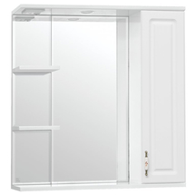 Зеркальный шкаф Style Line Олеандр-2 75/С, белый - фото, отзывы, цена