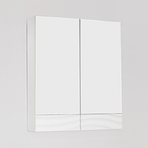 Зеркальный шкаф Style Line Вероника 60, Люкс белый - фото, отзывы, цена