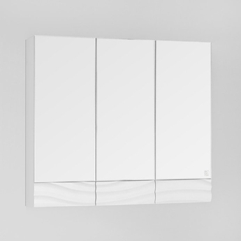 Зеркальный шкаф Style Line Вероника 80, Люкс белый - фото, отзывы, цена