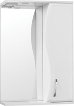 Зеркало-шкаф Style Line Панда 55/С, Волна - фото, отзывы, цена