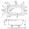 Акриловая ванна Vagnerplast Nike 120x70 - фото, отзывы, цена