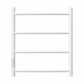 Полотенцесушитель электрический Point PN04756W П4 500x600 диммер слева, белый - фото, отзывы, цена