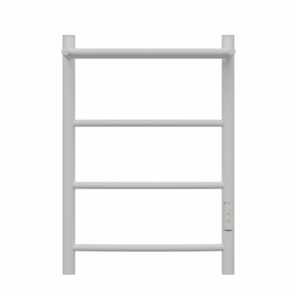 Полотенцесушитель электрический Point PN04846PW П3 400x600 с полкой, диммер справа, белый - фото, отзывы, цена