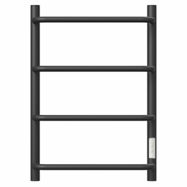 Полотенцесушитель электрический Point PN08846B П4 400x600 диммер справа, черный - фото, отзывы, цена